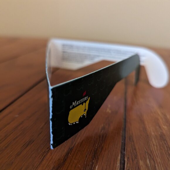 Masters Tourney Eclipse Glasses BENT + Spectator Guide ISO CE12312-2 Certified - Picture 7 of 12
